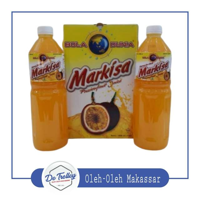 

Markisa Bola Dunia 1Liter (Isi 2 botol) Asli Makassar