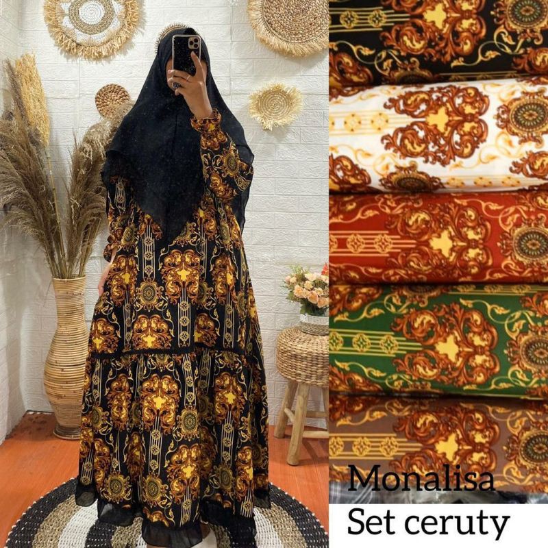 GAMIS MONALISA SULTAN // GAMIS KEREN // GAMIS // GAMIS MOTIF SULTAN // GAMIS DEWASA // SHAFIYA STORE