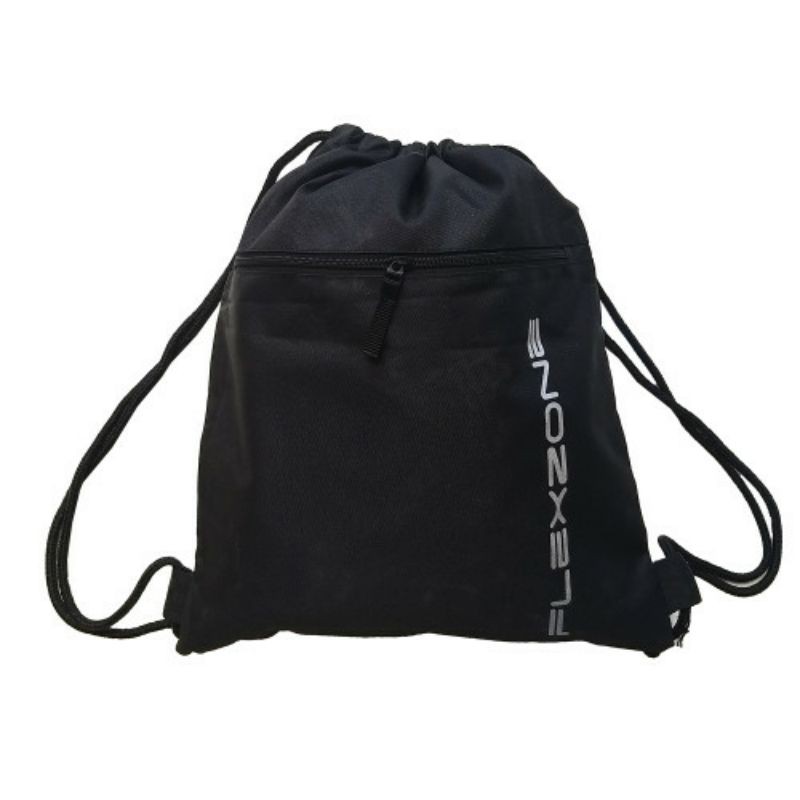 FAB-003HF Gym sack tas serut sport fitness olahraga Flexzone hitam