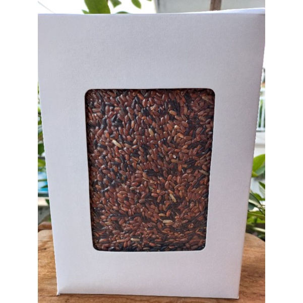 beras mix 2 (merah pandanwangi+hitam super) 1000 gram