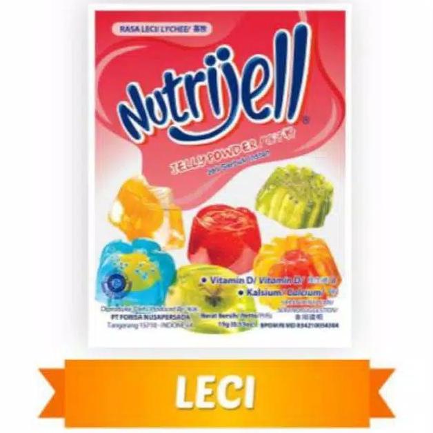 

nutrijell nutrijel ekonomis jelly powder rasa buah leci lechee 10 gr SPECIAL Kode 916