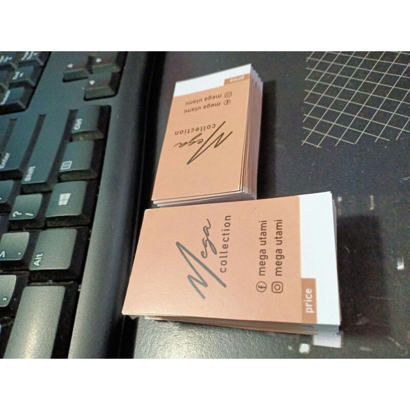 

Label Baju Printing bahan AP 230 gram Custom Design