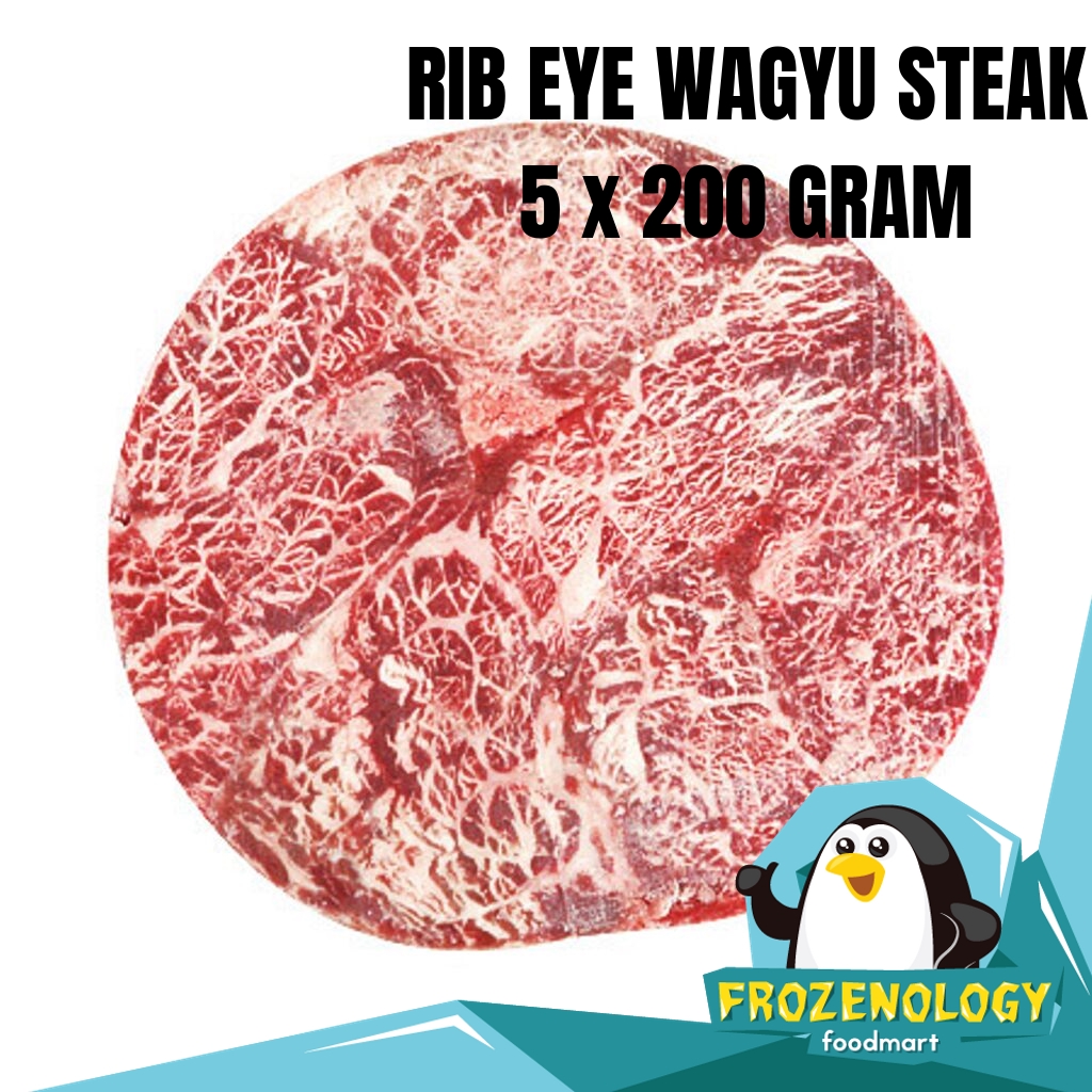 

(KG) Ribeye Daging Sapi Wagyu Round Prime Cut Quality Wagyu Beef Steak Meltique / Meltik