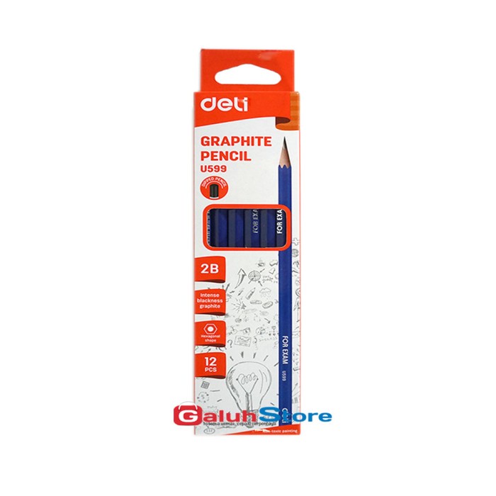 

Sale!!! Deli Pensil U599 2B 1 Box ( 12 Pcs ) Hot Sale