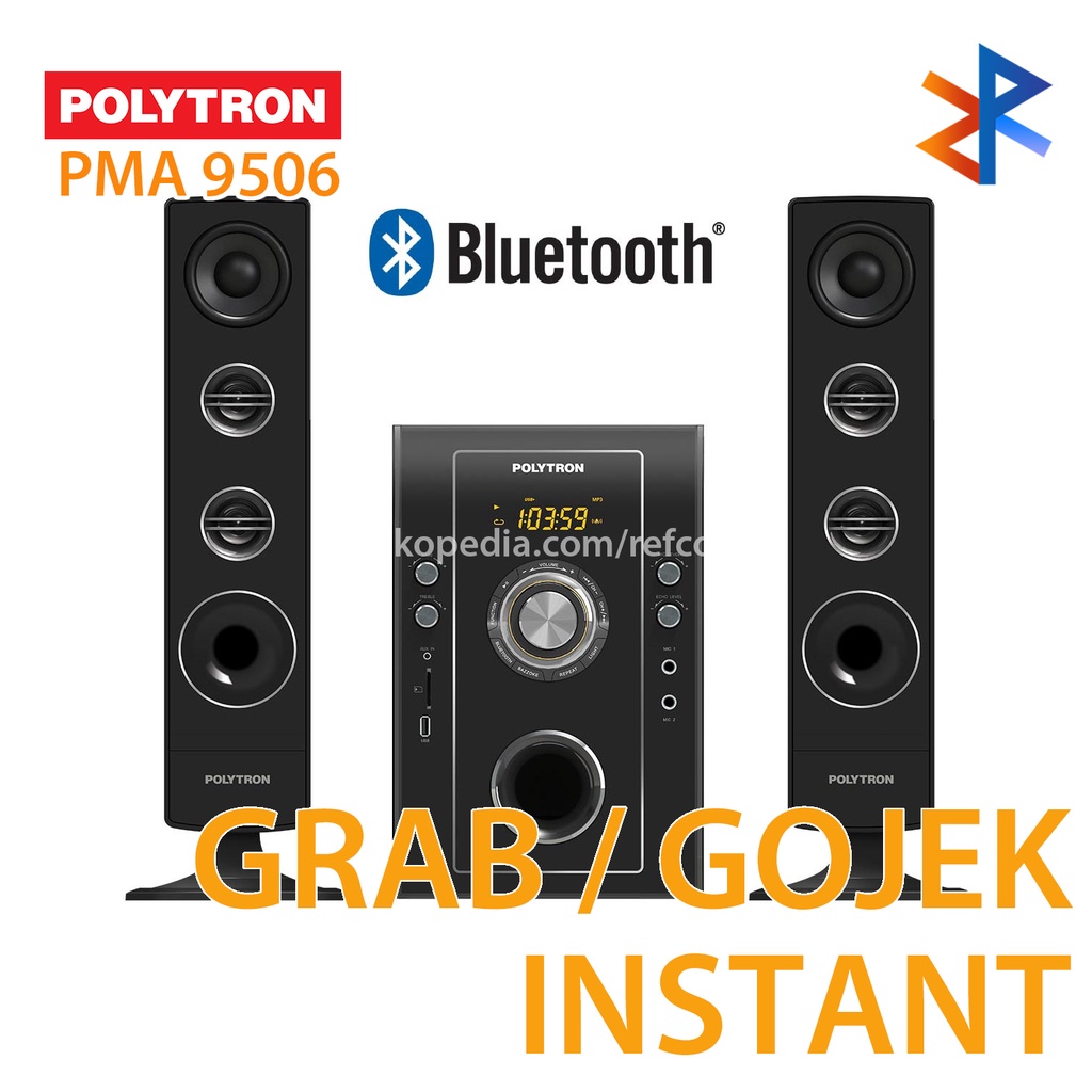 Multimedia Speaker Polytron PMA 9506 / PMA9506 Grab / Gojek Instant