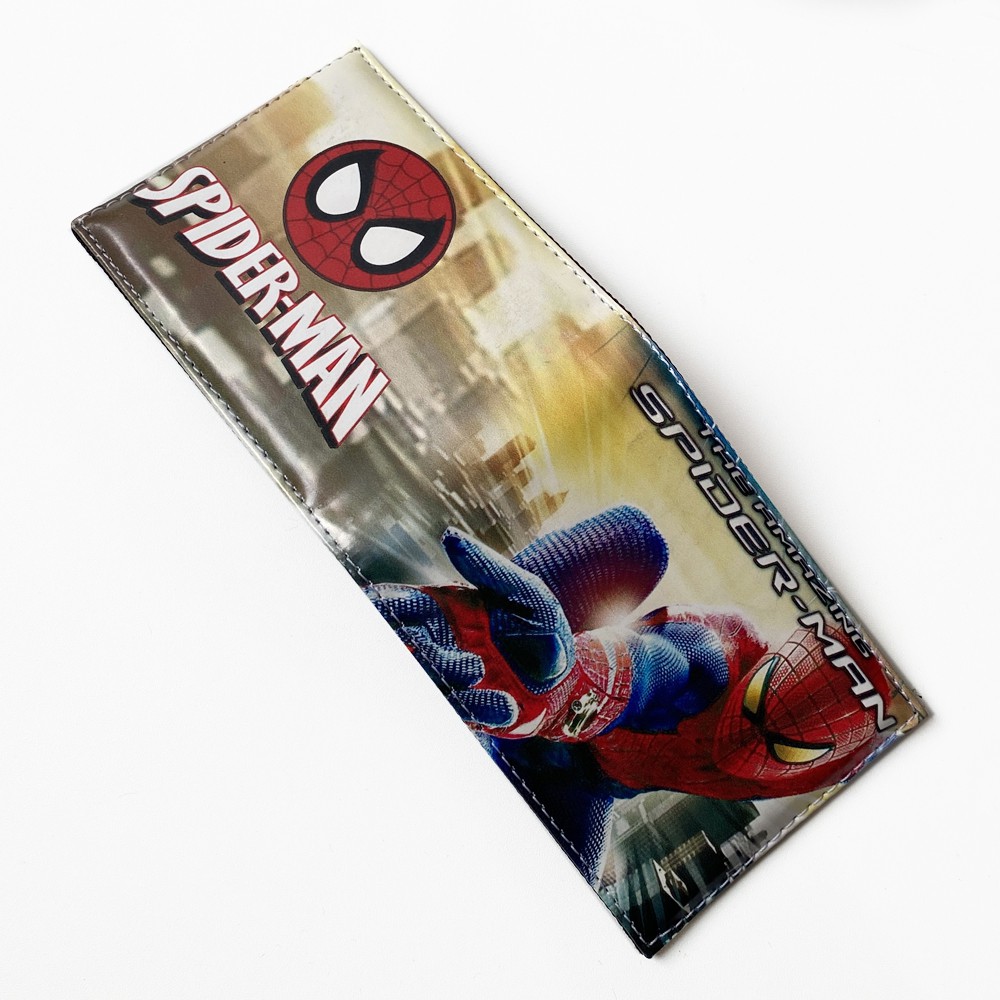 SHOPEE 6.6 SUPER SALE!! Dompet Anak Laki Laki Dompet Karakter Spiderman Sp-902 Kulit Sintetis Terbaru+BOX