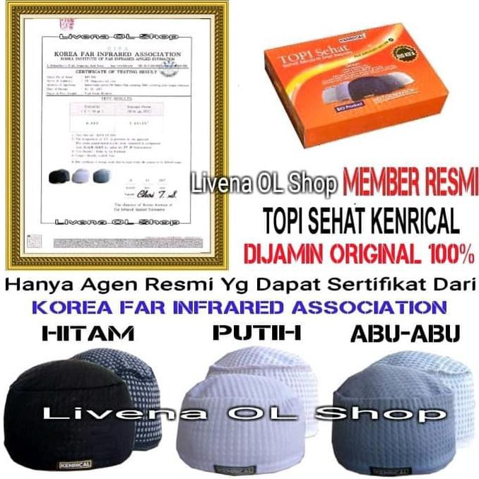 SELAMAT BELANJA DI TOKO KAMI TOPI SEHAT KENRICAL DEWASA NEW ORIGINAL 100% - HITAM TERIMAKASIH ATAS