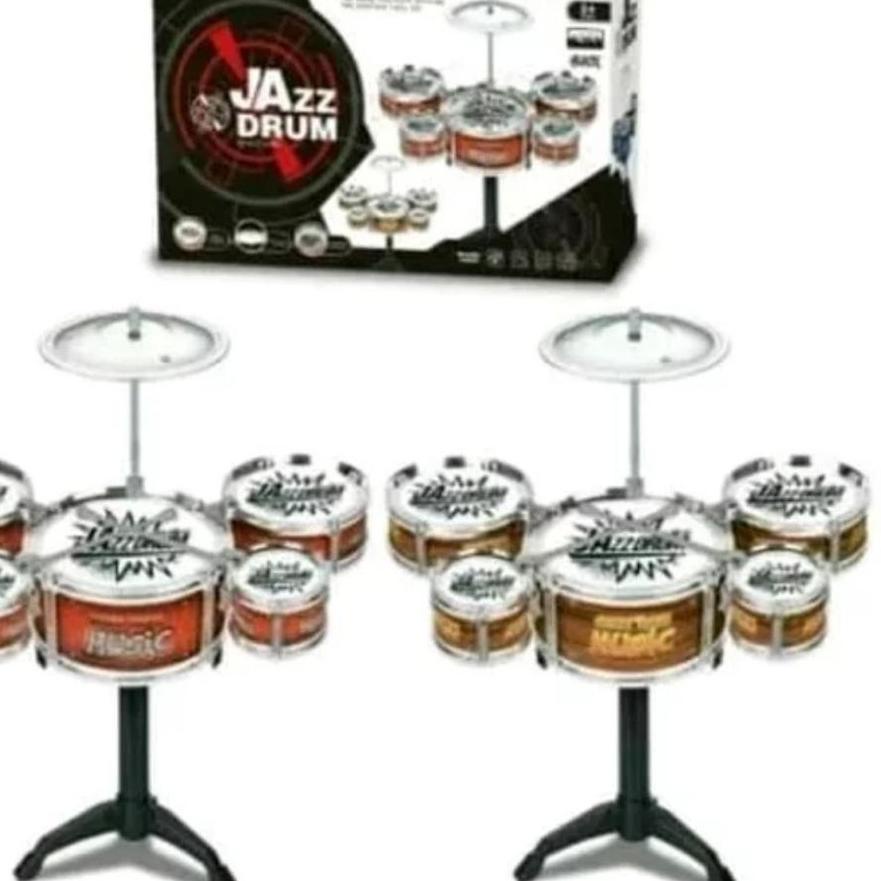 ♟ B661 Mainan Drum Jazz Anak Set-Kecil Rockstar Kit ●