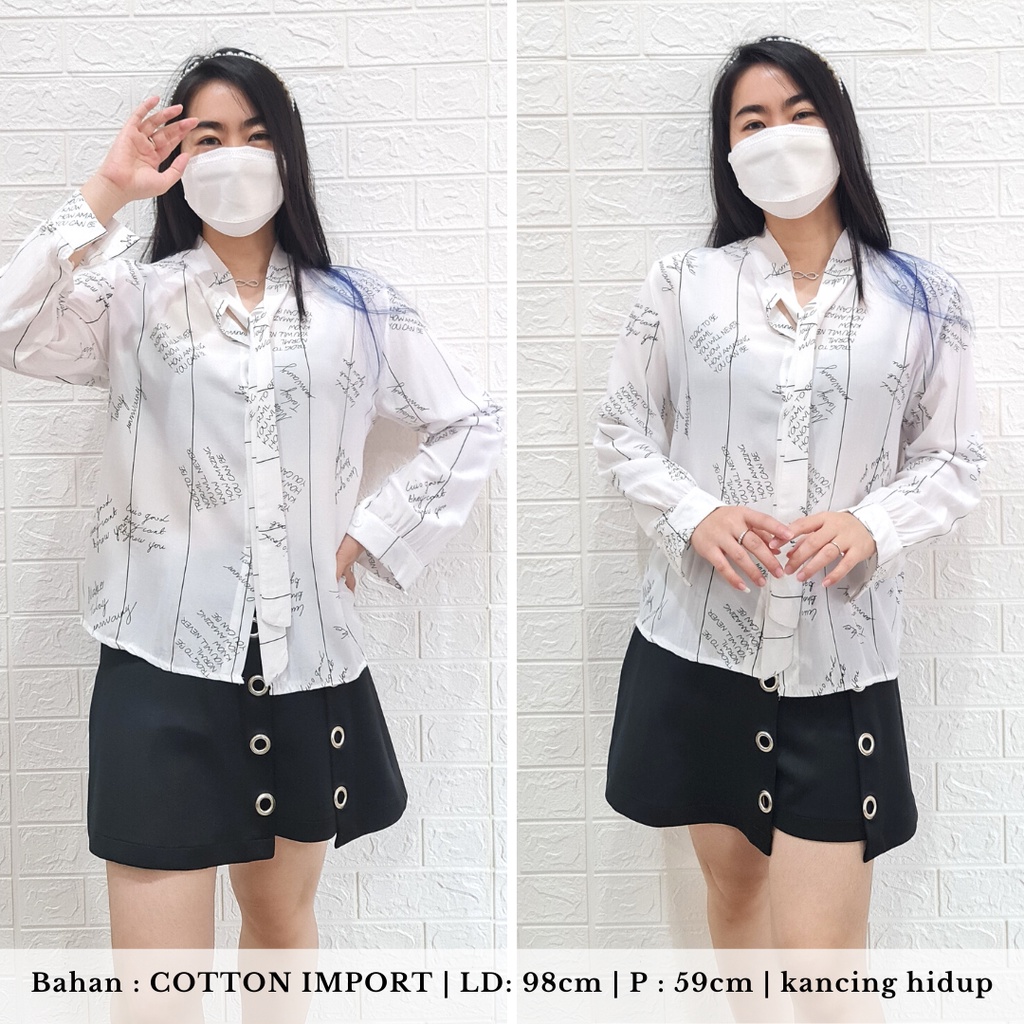 2845 norm tie blouse shirt