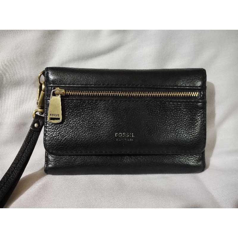 ❌SOLD❌ Fossil Wallet Warna Hitam dompet Preloved pl