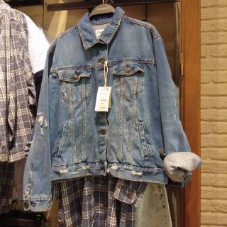 jaket jeans pull and bear