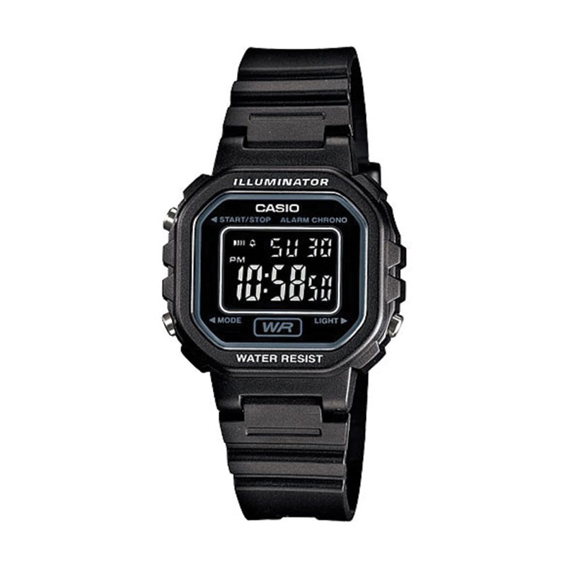 CASIO Original LA-20WH Series : Jam Tangan Remaja Digital Karet-LA-20WH-1B