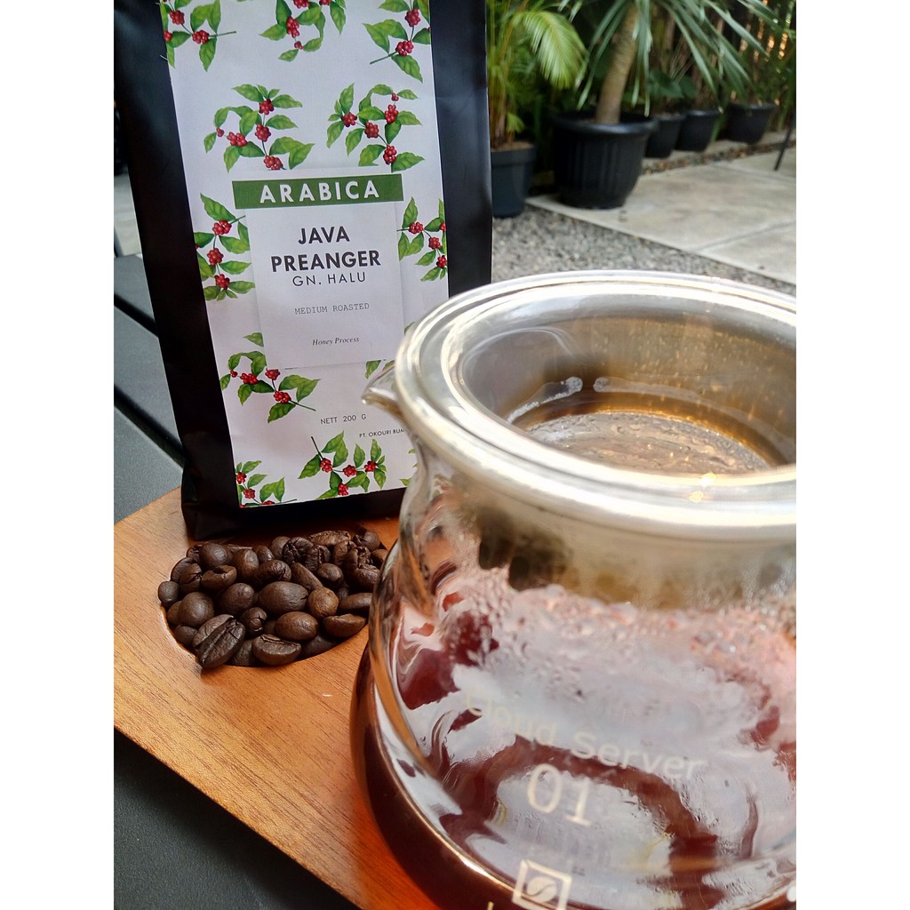 

Roasted Beans Organik Arabika Gunung Halu