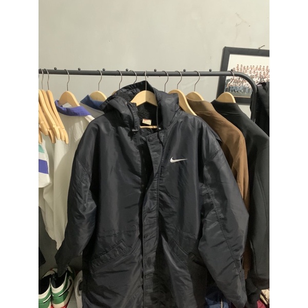 Nike coat sherpa big swoosh bordir