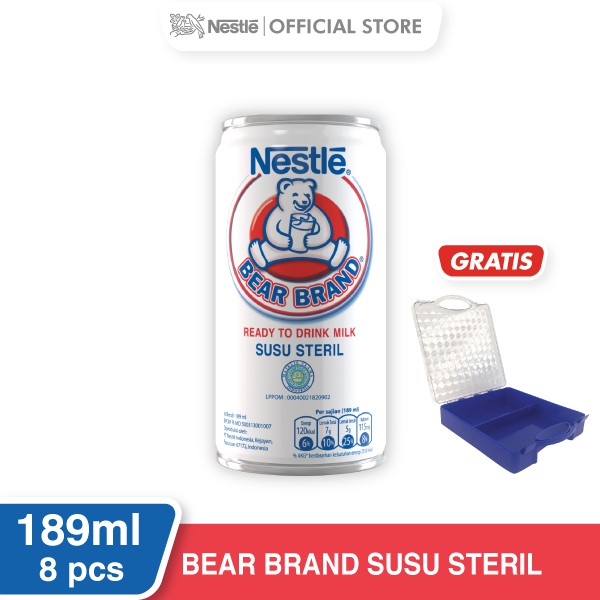 

PROMO NESTLE BEAR BRAND MINUMAN SIAP MINUM 189ML 1 PCS TERMURAH
