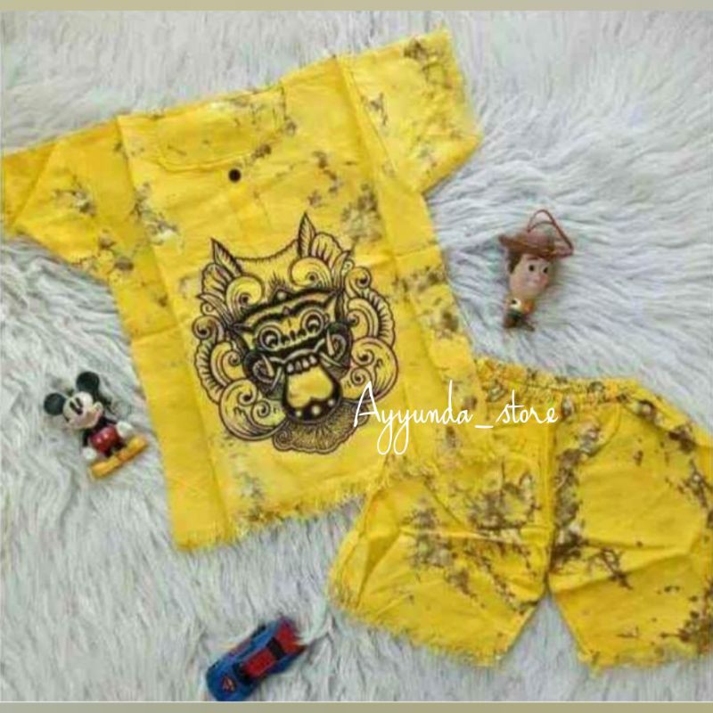 Setelan Baju Barong Anak Bali Khas Daerah Bali