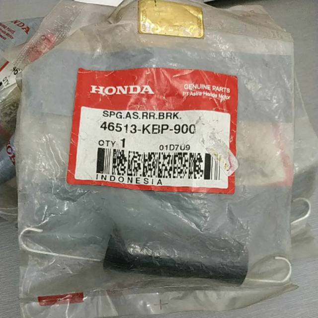 46513-KBP-900 Spring As RR Brake, Per pedal rem belakang Karisma