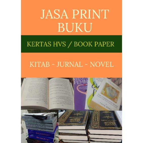 

JASA PRINT BUKU ANTI LUNTUR HVS BOOK PAPER A5 B5 A4 PRINT MURAH PRINT ONLINE PRINT PDF