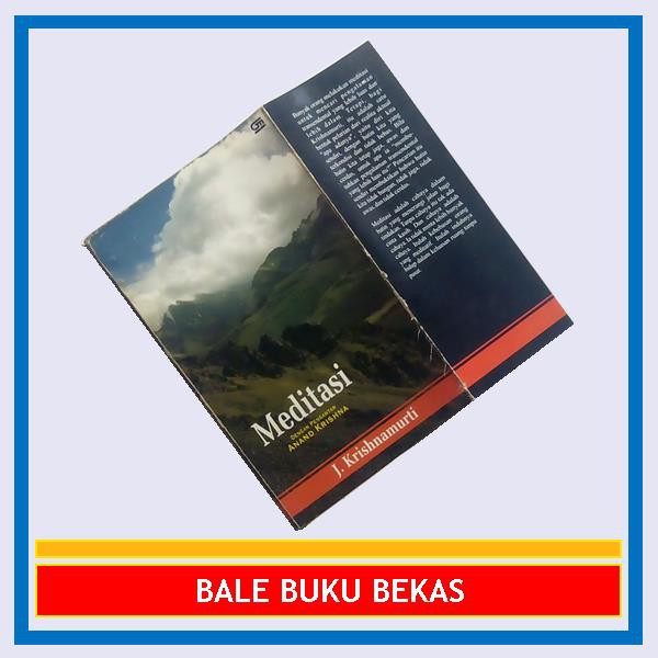 BUKU ORI J. KRISHNAMURTI: MEDITASI