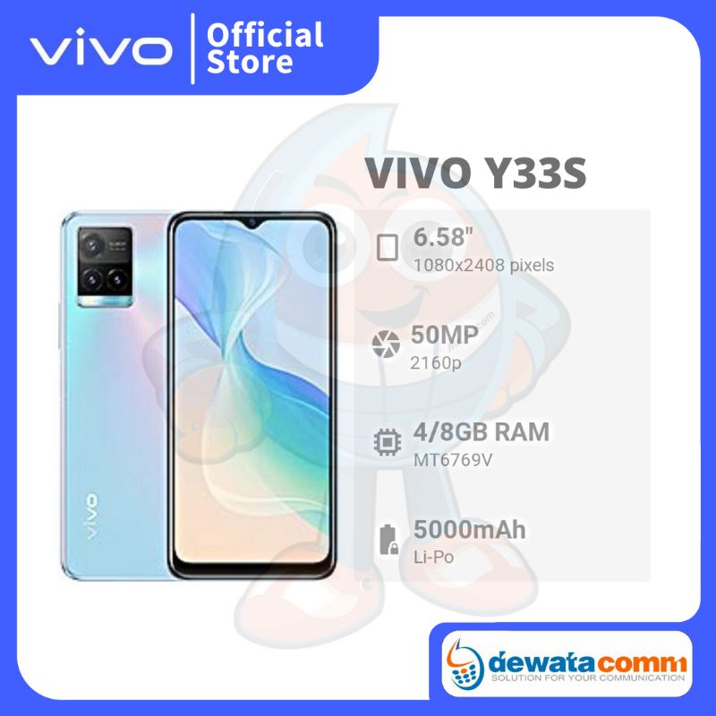 HANDPHONE VIVO Y33S 8/128