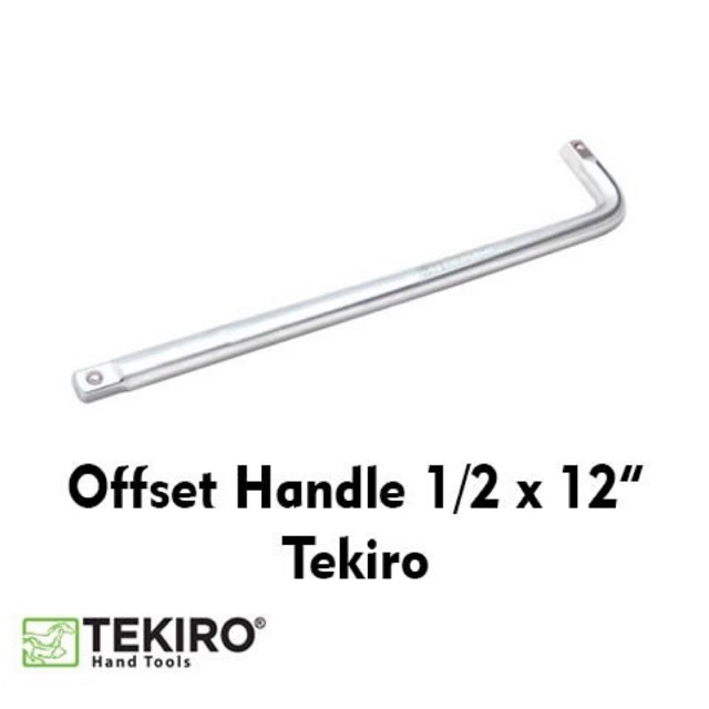 TEKIRO-OFFSET HANDLE 1/2” x 12” // GAGANG SOCK L