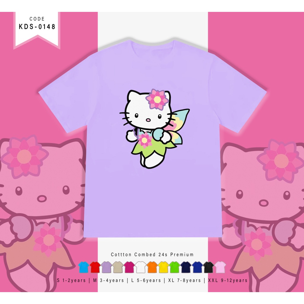 T-SHIRT / KAOS ANAK-ANAK TERMURAH BERGAMBAR HK FAIRY - TERIMA CUSTOM KAOS KELUARGA