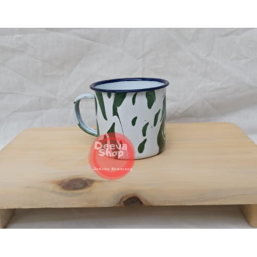 GELAS MUG CANGKIR ENAMEL BLURIK BLIRIK 7 CM