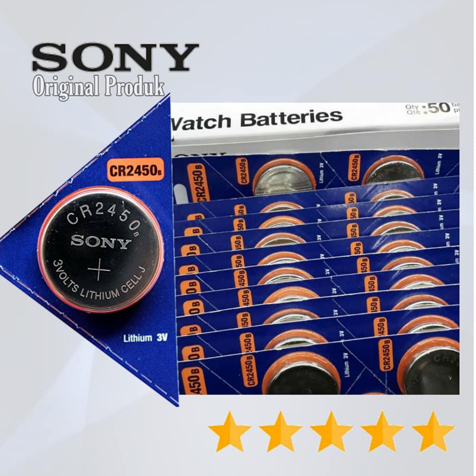 Original Battery batrei Sony CR2450 Sony CR-2450 Sony CR 2450