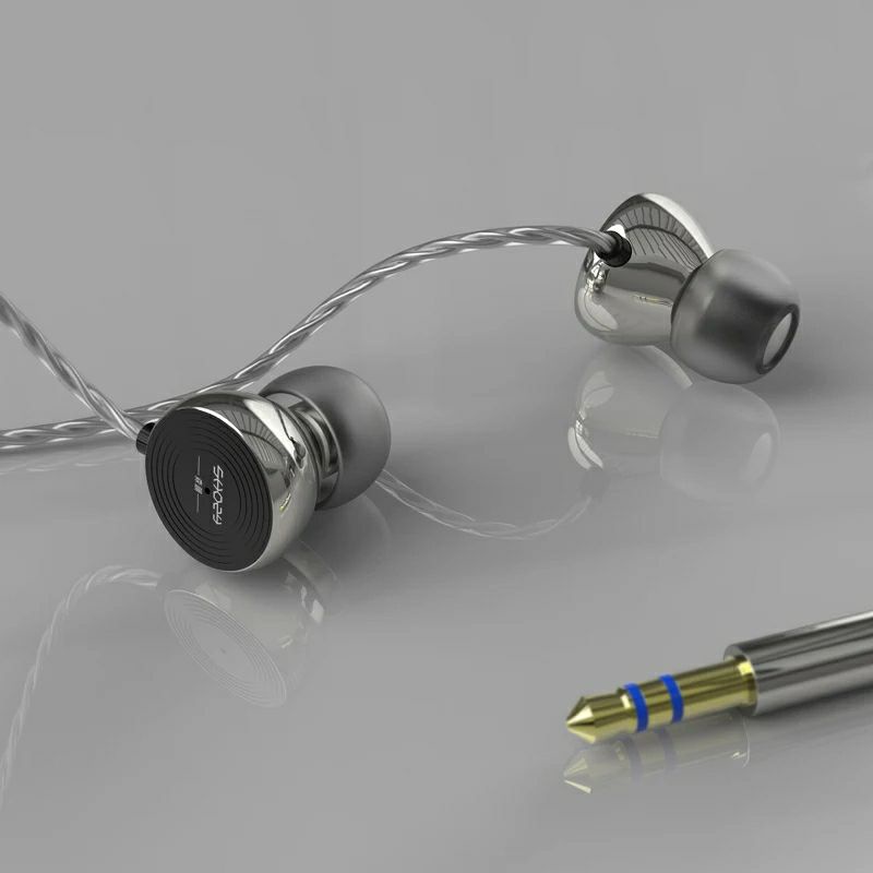 Shozy V33 / V33Pro Dynamic Driver Wired Earphones Stainless Steel In Ear Noise Reduction Bass