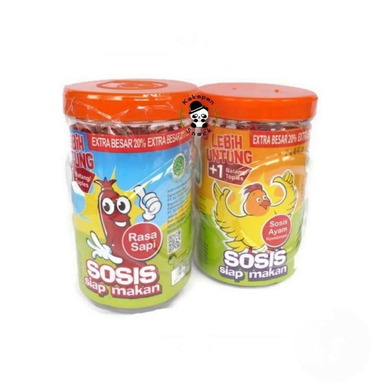 

SOSIS SONICE AYAM&SAPI EXTRA BESAR 20% SIAP MAKAN