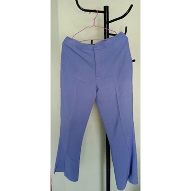 celana kulot biru langit