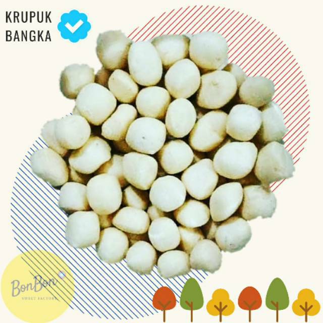 

Krupuk Getas Bangka Kerupuk Ikan Tenggiri Asli Bulat Putih