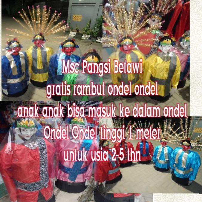 Ondel Ondel murah ukuran 1 meter *****Terbaru******