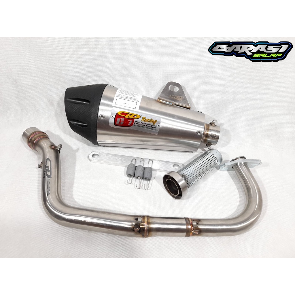 KNALPOT CLD HONDA VARIO 125 C7 LEHER KECIL BESAR