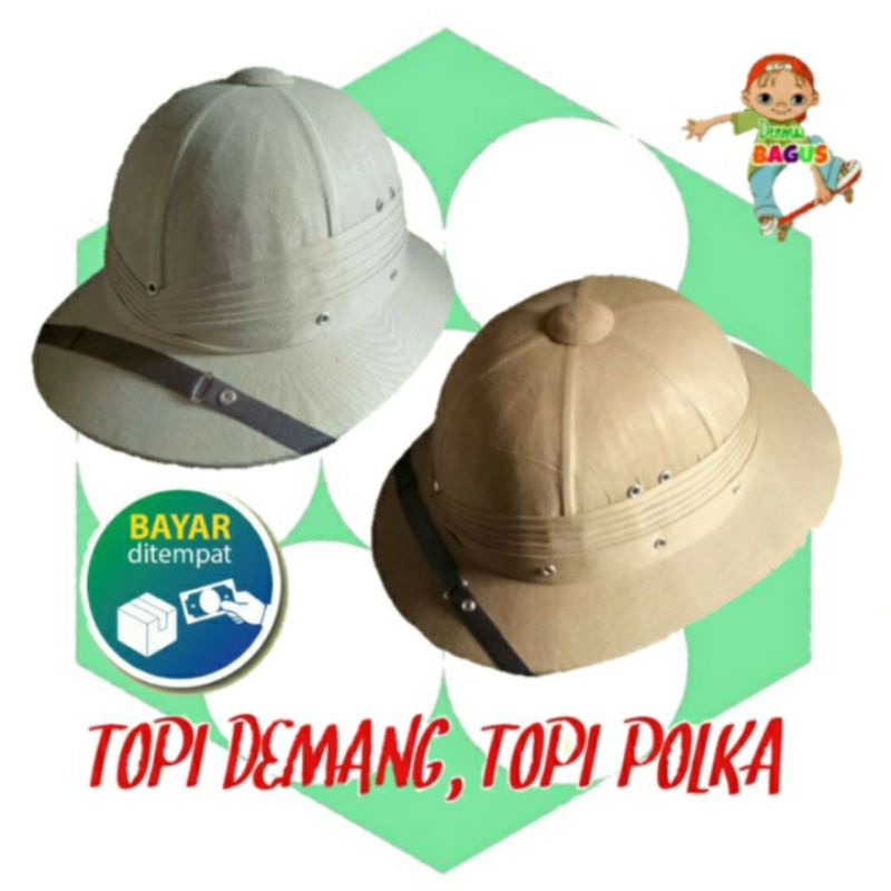 TOPI DEMANG/TOPI POLKA/TOPI MENER BELANDA