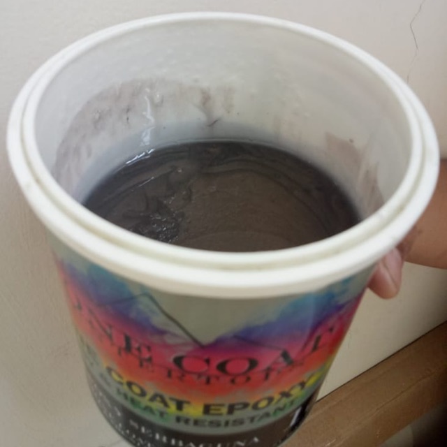

Stonecoat cat epoxy brown met colour 1litter