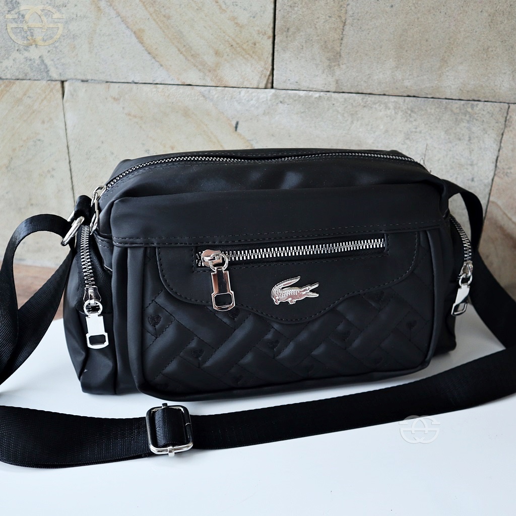AKACI tas selempang wanita 4 ruang terbaru sling bag cewek korea nilon super AK6836 THR-1