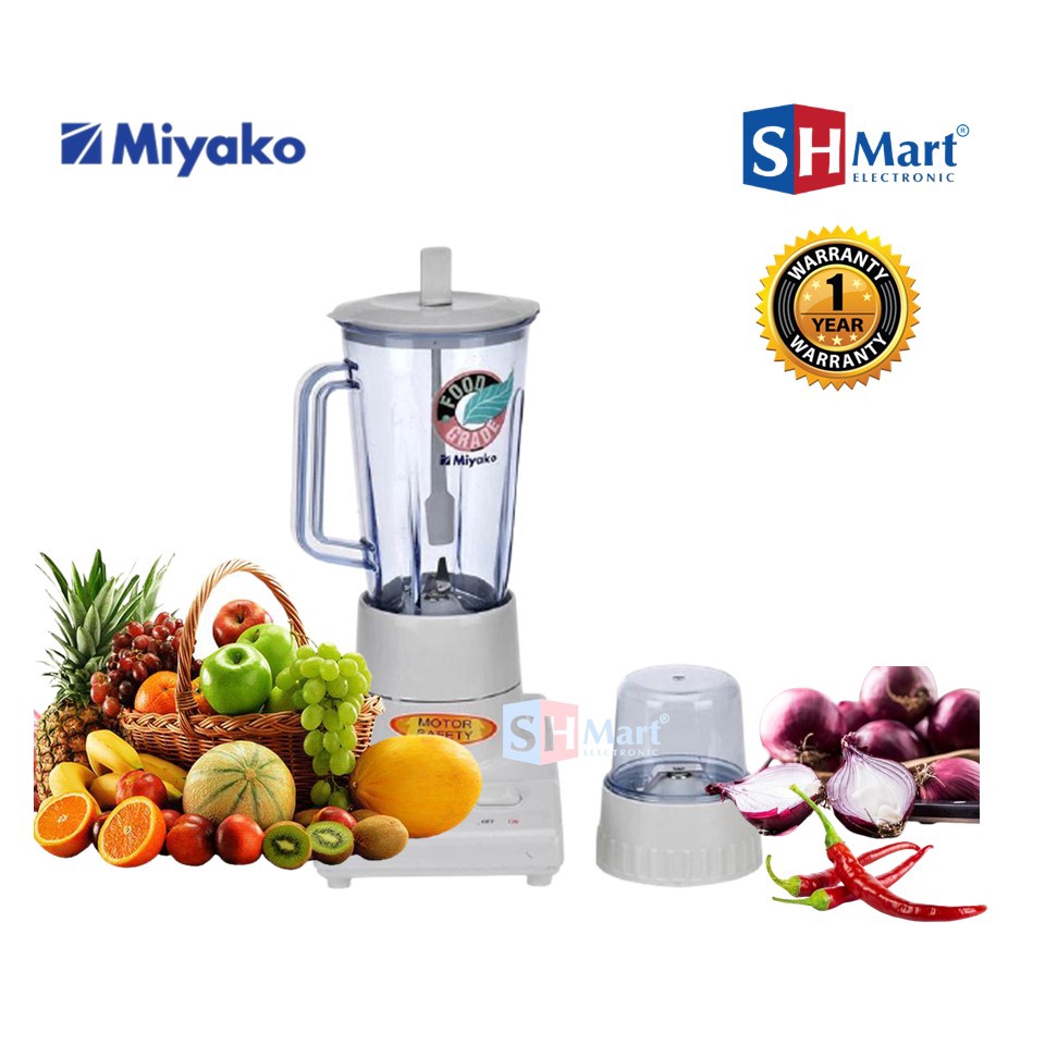 MIYAKO BLENDER KACA 2 IN 1 KAPASITAS 1 LITER BL-101 GS / BL-101GS