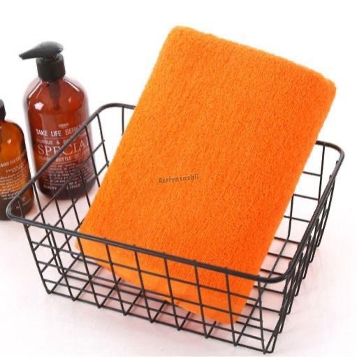 Handuk Wajah Leher Muka Orange 35x70 Asriyasashii Cotton 100% Tebal Lembut Termurah Terlaris