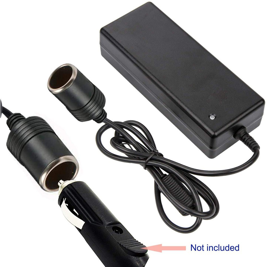 Adaptor Lighter Converter Konverter 220V AC To 12V DC Lighter Socket Power Mobil Kulkas EU 5A 10A