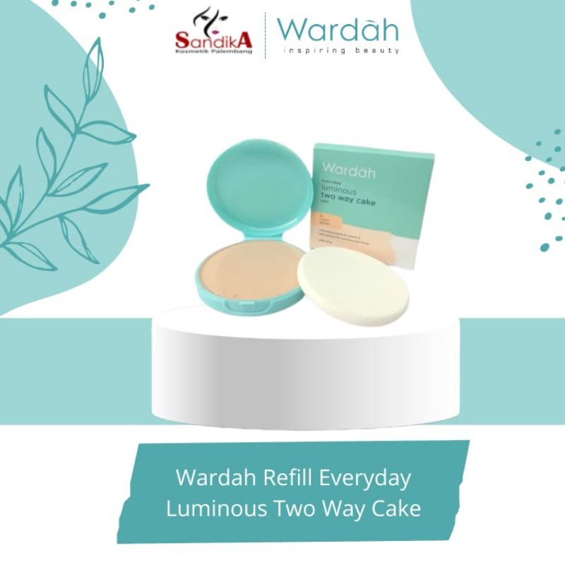 Wardah everyday luminous Two Way Cake Refil / Bedak padat