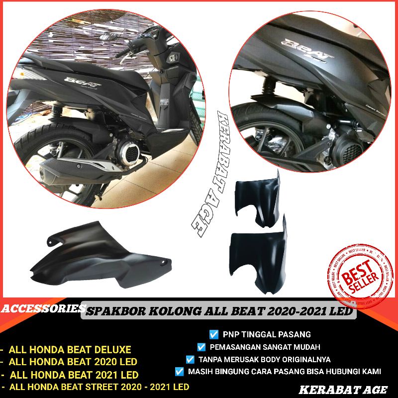 Hugger / Spakbor kolong beat 2021 2022 2023 Led All new Deluxe Cbs Iss Fungsi baca Deskripsi