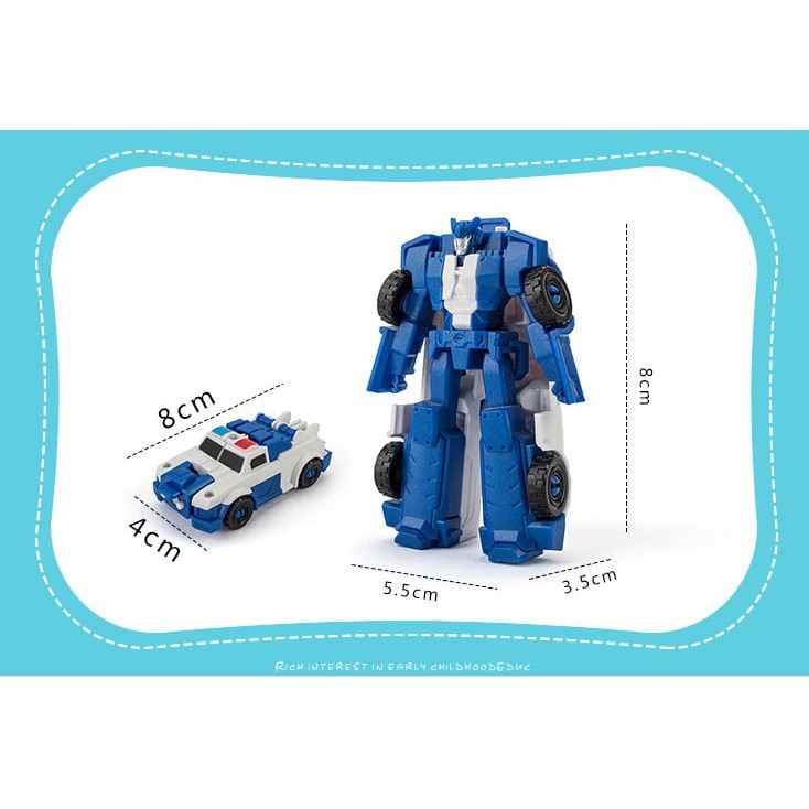 mainan robot transformers magnet Transformer Magnetic 2in1