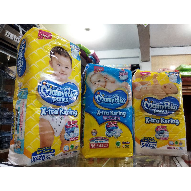 pampers Mamy poko murah mamypoko grosir Pempes /popok mamypoko pants/new brontsS40/M34/L30/XL26/XXL2