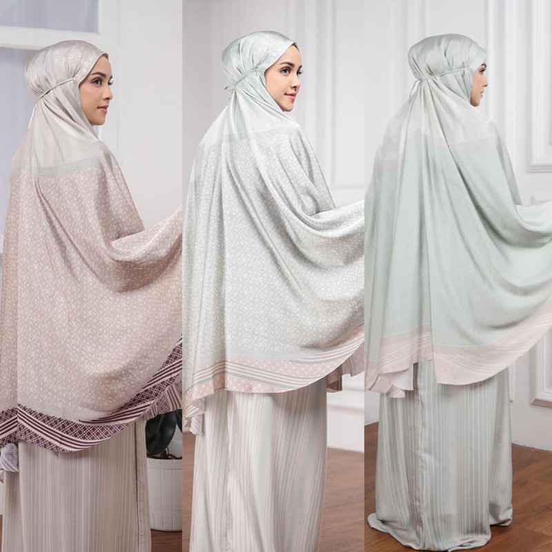 READY BISA GOSEND BUTTONSCARVES MUKENA EEMAN