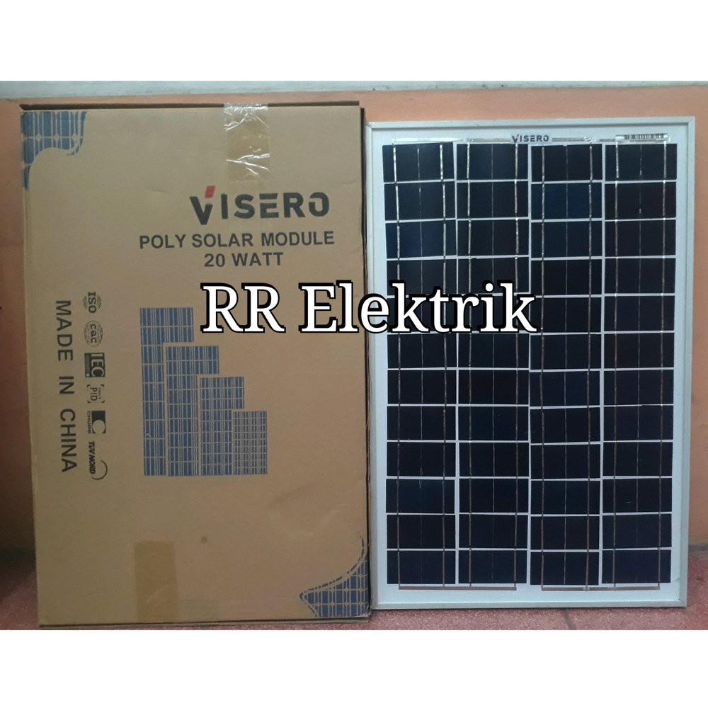 Solar Panel Solar Cell Panel Surya 20wp Visero Poly