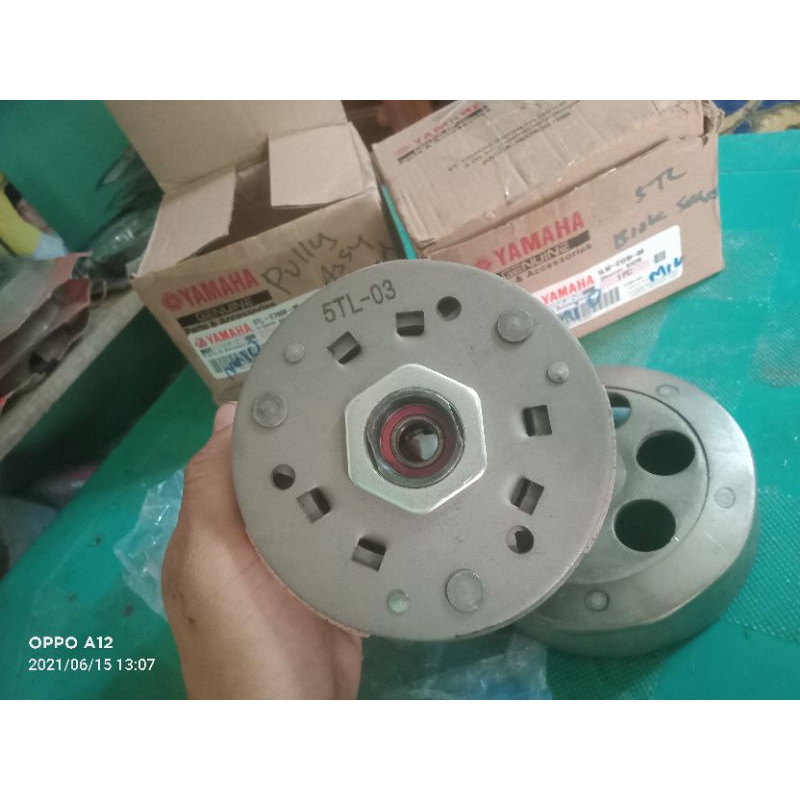 5TL/5LW paket pully Assy set original Yamaha Mio sporty soul karbu