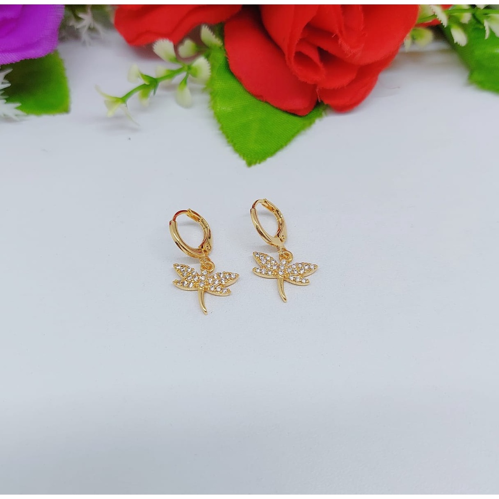 Anting-anting xuping full mata lapis emas A011-013