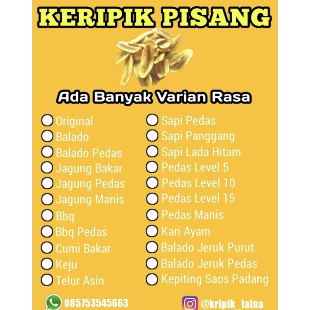 

keripik pisang