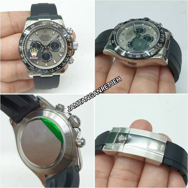 JAM TANGAN PRIA ROLEX DAYTONA SWISS PLUS BOX ORIGINAL